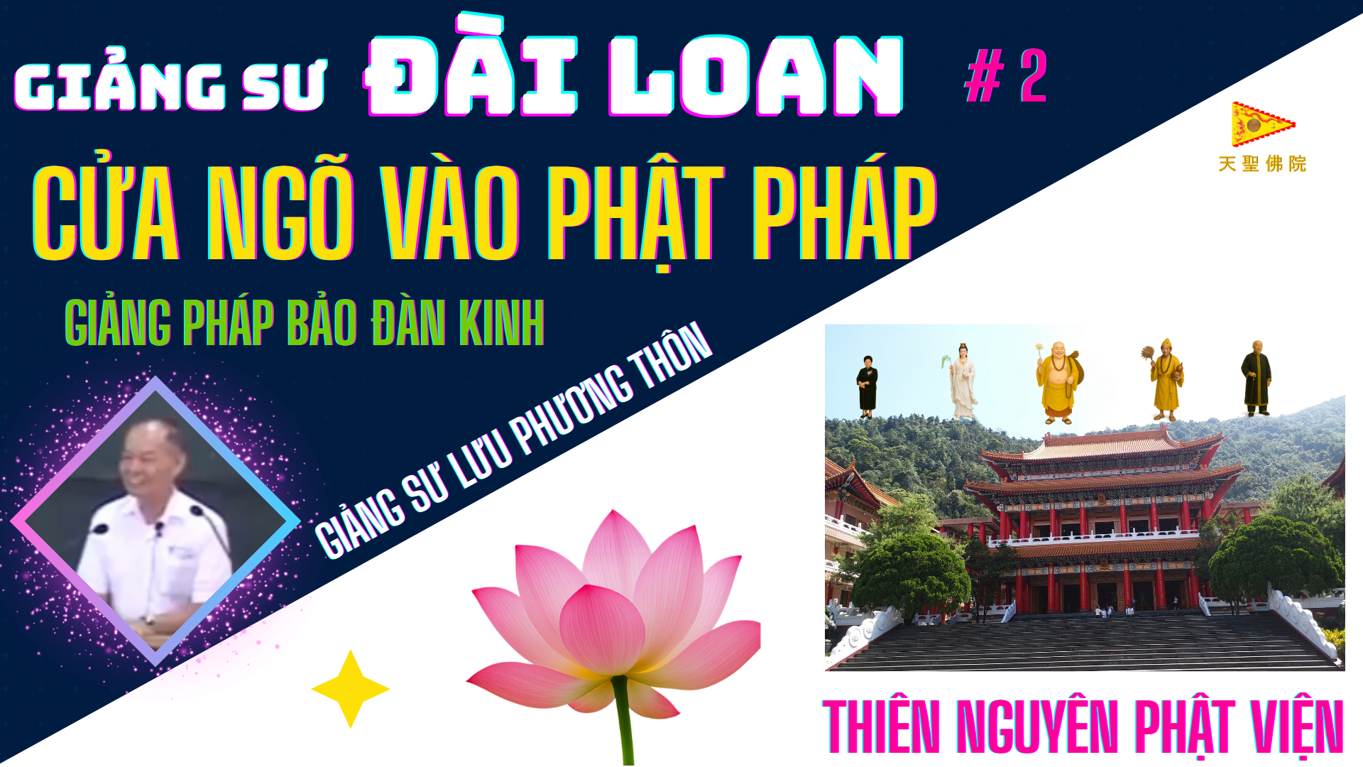✨ Giảng sư Đài Loan 2:Cửa Ngõ Vào Phật Pháp-GS Lưu Phương Thôn 🪷Dịch:Trần GS